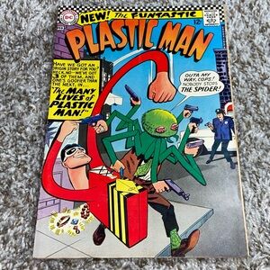 1967 DC COMICS Plastic Man Key 2nd Issue Silver Age Comic Book #2